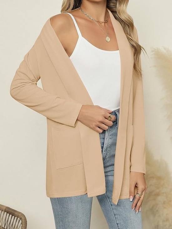 Micoson Sweaters - Micoson Open Front Lightweight Cardigan